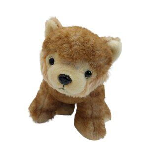Columbus Zoo Winsome Wolf pup Plush 11 Inch Stuffed Animal 2017 Brown